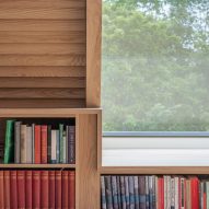 Books in timber library