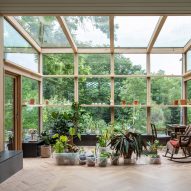 Glazed winter garden and living space