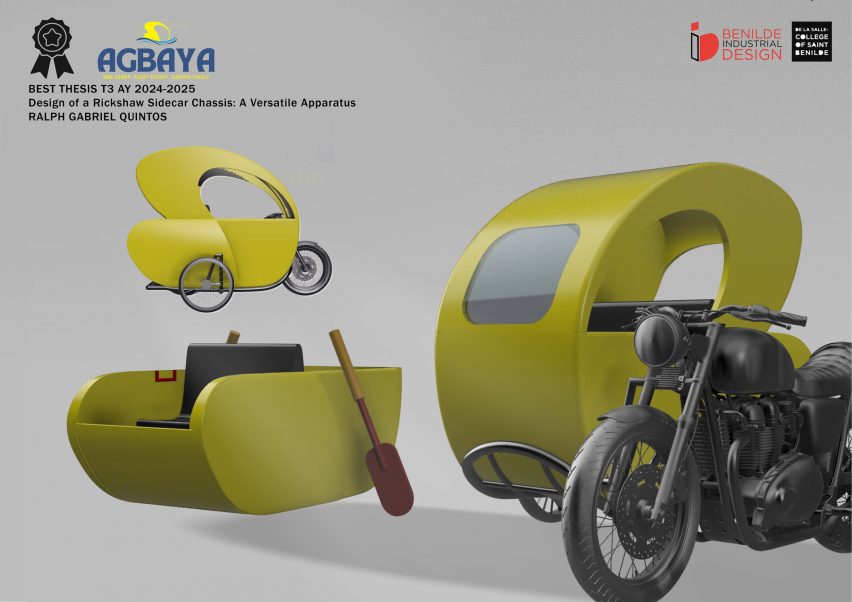 Redesignde Rickshaw Sidecare Chassis (Agabaya) by Ralph Gabriel Quintos