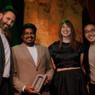 Dezeen Awards 2025 party. Photo is by Dann Emmons