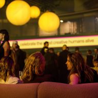Dezeen Awards 2025 party. Photo is by Dann Emmons