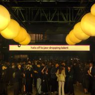 Dezeen Awards 2025 party. Photo is by Dann Emmons