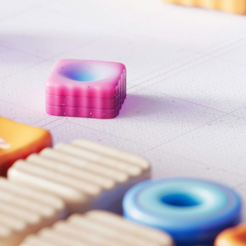visualisation of colourful blocks