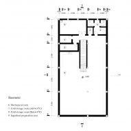 Basement plan of Aghajoon Kitchen in Iran by Song Architects