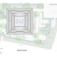 Roof plan of Maggie's Northampton by Stephen Marshall Architects