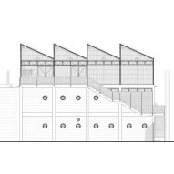 Elevation of Soweto Caracas Community Centre by Empower