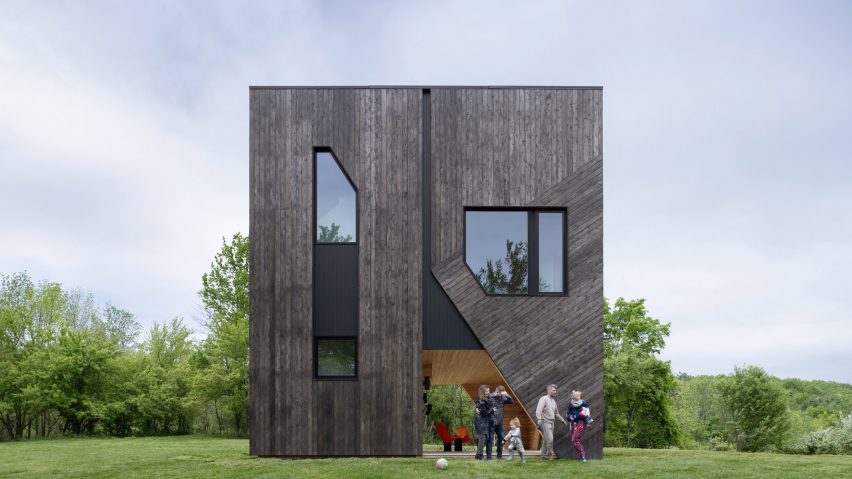 Cedar-clad