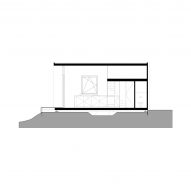 Section of Lounge Lodge by i29 Architects