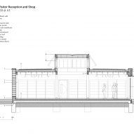 Section of Ightham Mote visitor centre by Reed Watts