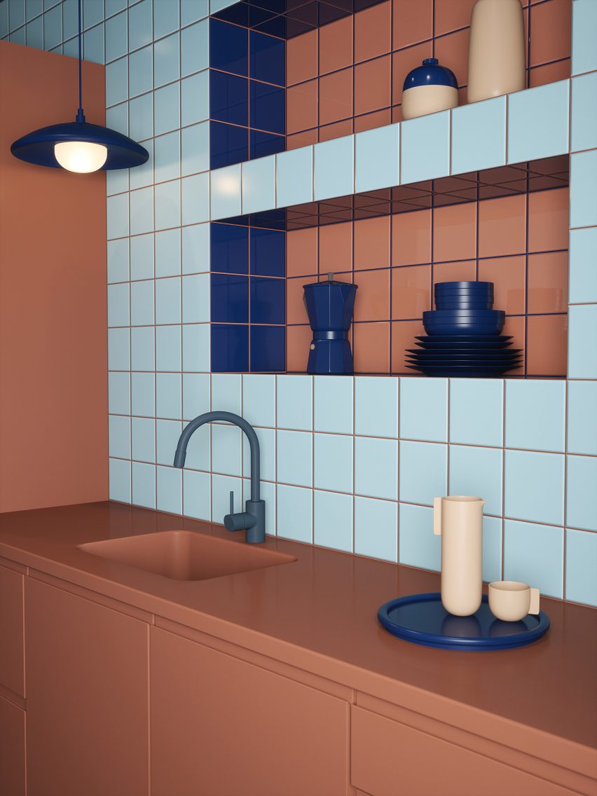 Prismatics tiles by Johnson Tiles