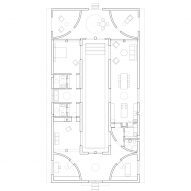 Floor plan of Lima House by Pezo von Ellrichshausen