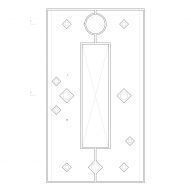 Roof plan of Lima House by Pezo von Ellrichshausen