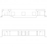Long sections for Lima House by Pezo von Ellrichshausen