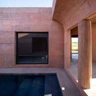 Swimming pool in Lima House by Pezo von Ellrichshausen