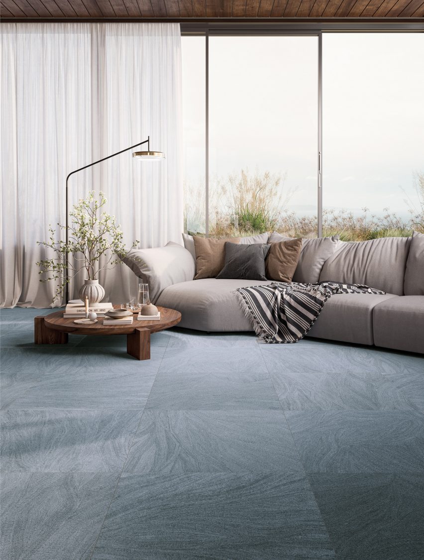 Interior featuring ceramic tiles by Refin Ceramiche