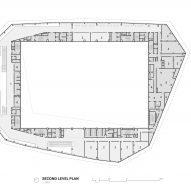 Plan of West Bund Convention Centre by SOM