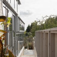 Side access to Tabberner Cook House by James Alder Architects