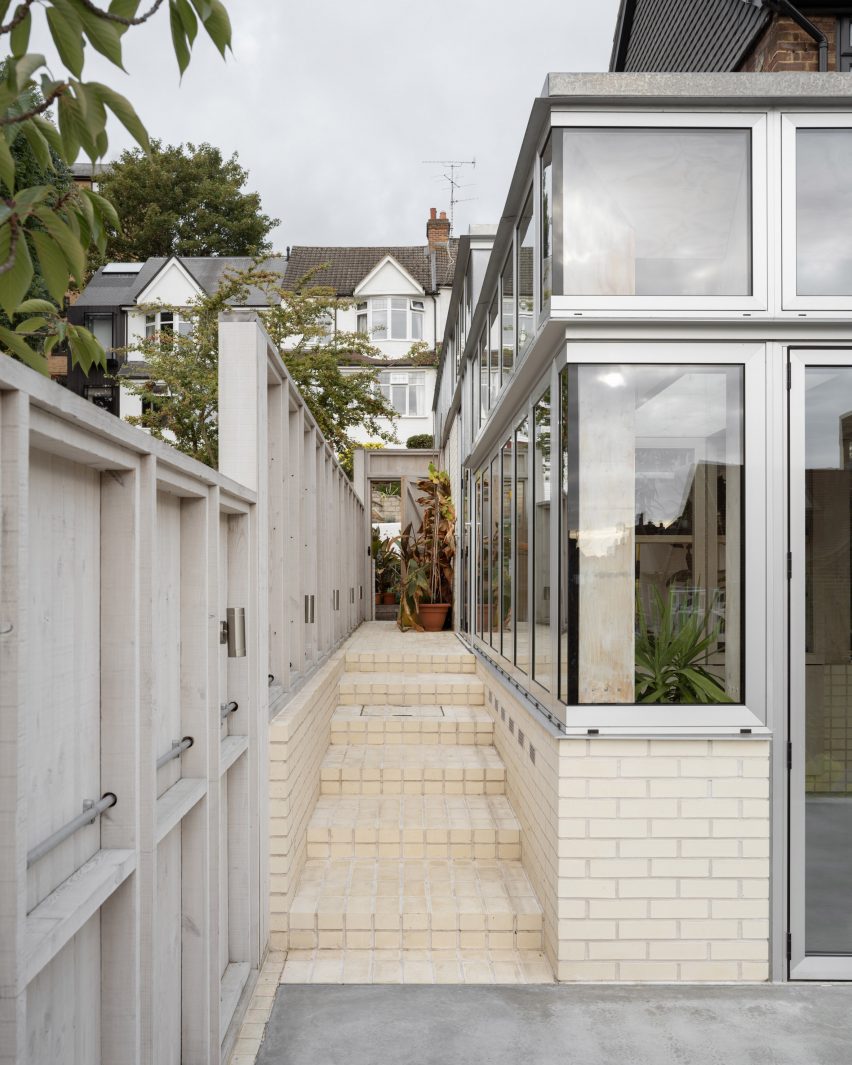 Side access to Tabberner Cook House by James Alder Architects