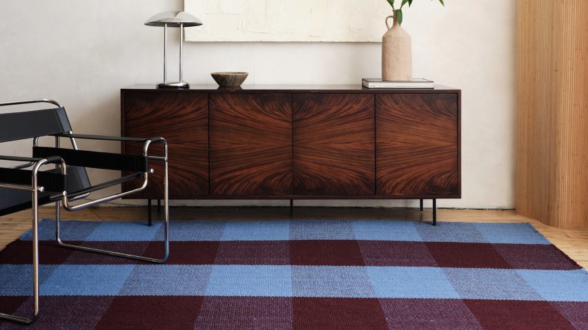 Tartan Shuttle Weave rugs by Cicil