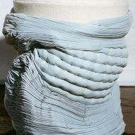 Smock stool by Tessa Silva in blue