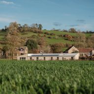 Single-storey house conversion surrounded by fields