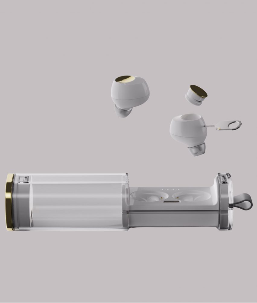 an image displaying earphone design