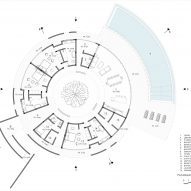 Floor plan of Villa Omah Prana by Alexis Dornier