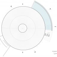 Roof plan of Villa Omah Prana by Alexis Dornier