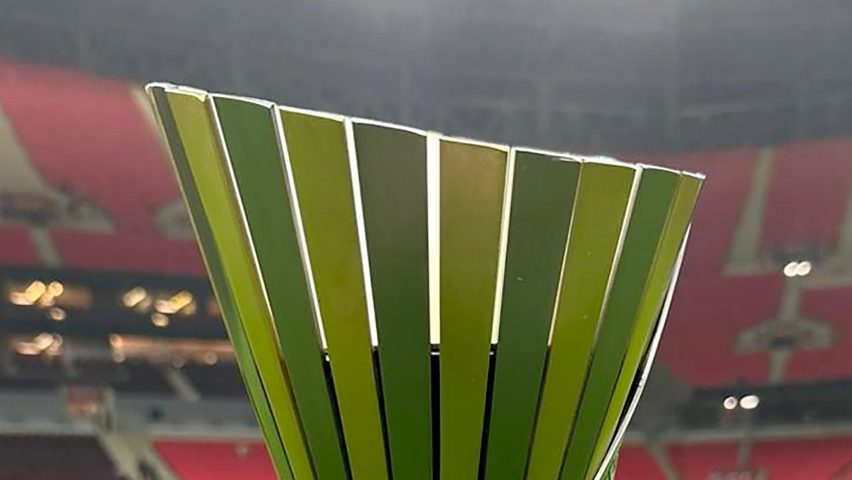 Africa Cup of Nations Man of the Match trophy by Yinka Ilori