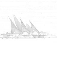 Section of Zayed National Museum by Foster + Partner