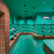 Shelves in Camper Shin Maru interior by Jorge Penadés
