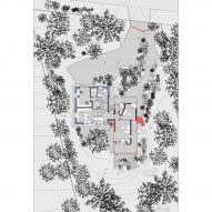 Ground floor plan of Casa BM by Errant Architetture