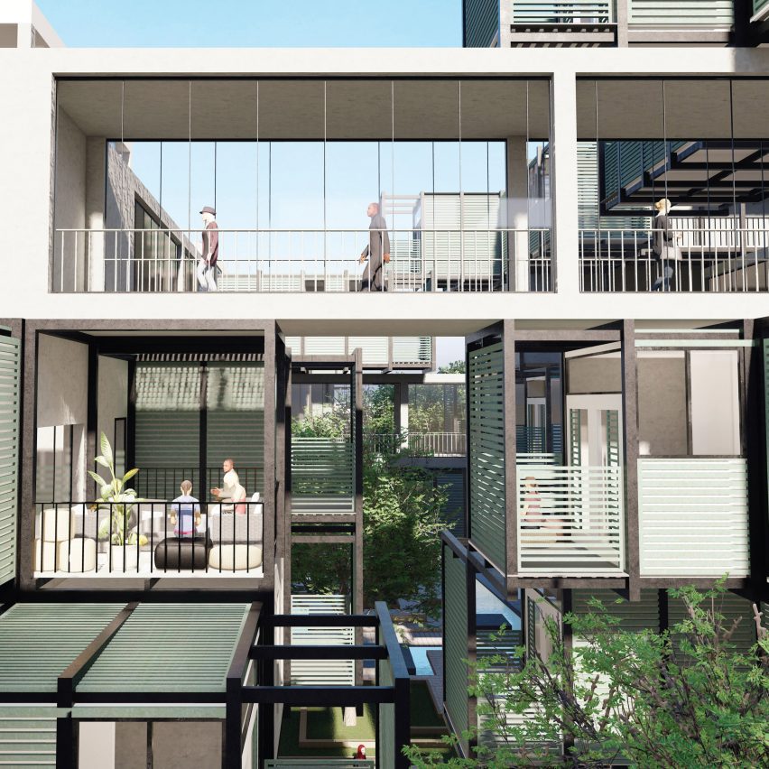 a visualisation of a building