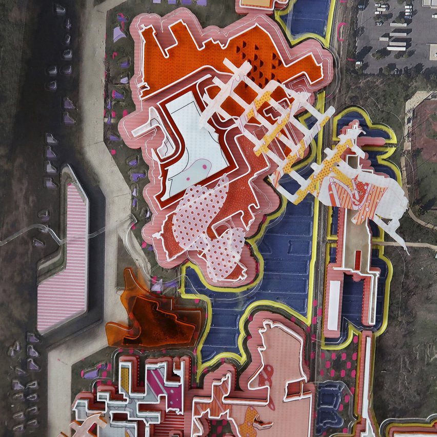 an architectural proposal from above