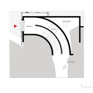 Plan of The Mountain Chamber by Erdegard Arkitekter
