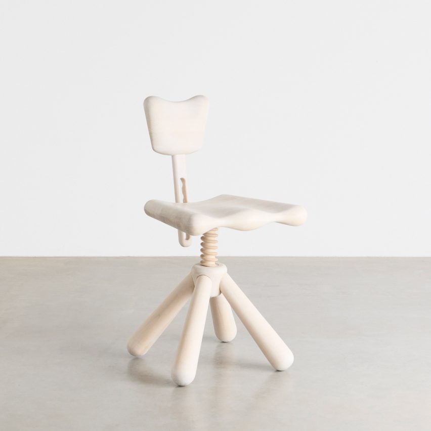Chair by Malte Lundberg from Beckmans exhibition