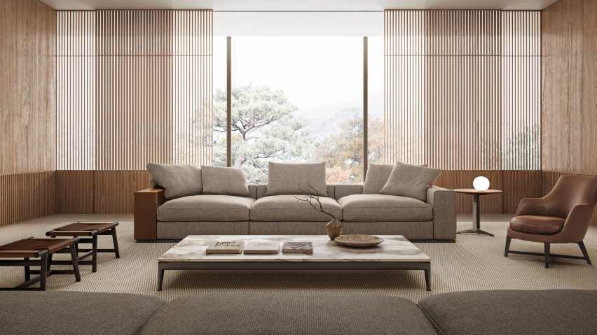 Groundpiece sofa by Antonio Citterio for Flexform
