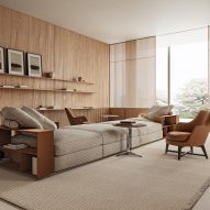 Groundpiece sofa by Antonio Citterio for Flexform