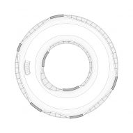 Resting Loop with Views pavilion upper level plan by HCCH Studio