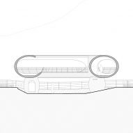 Resting Loop with Views pavilion section by HCCH Studio