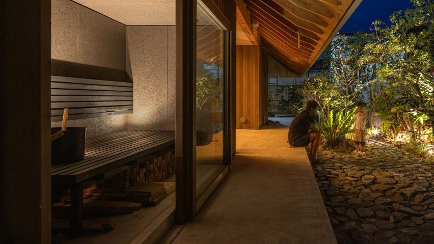 Home sauna in Japan