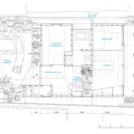 Floor plan of House in Nakano by HOAA