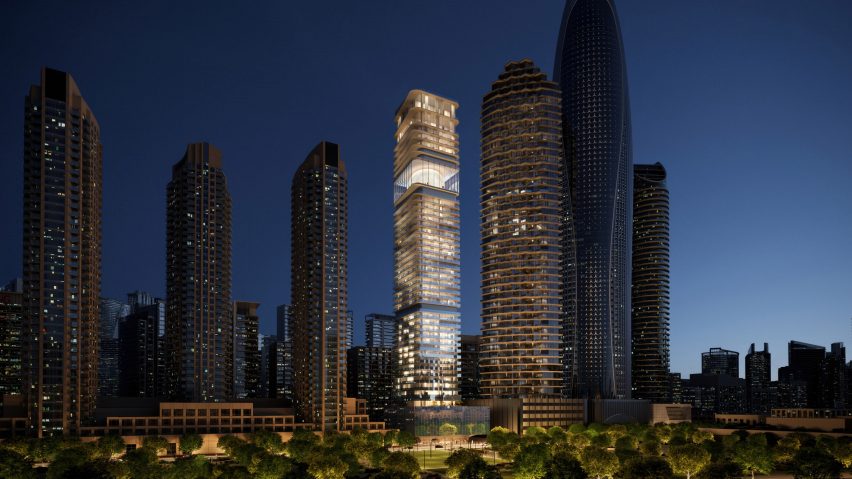 Inaura skyscraper in Dubai by MVRDV