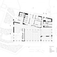 Plan of Kursgården Kämpasten by Johan Sundberg Arkitektur and Tengbom