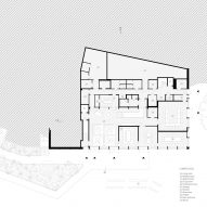 Plan of Kursgården Kämpasten by Johan Sundberg Arkitektur and Tengbom