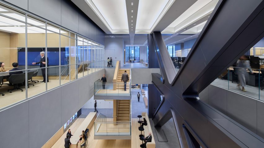 JPMC HQ interiors by SOM
