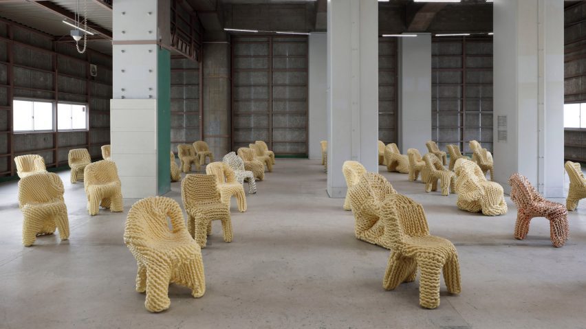 Knotted chairs by Kwangho Lee