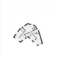 Plan of Hometown House by MoDusArchitects