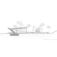 Section of Nest Chapel by Felipe Caboclo Arquitectura