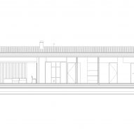 Section of House Under the Poplars by OFIS Arhitekti